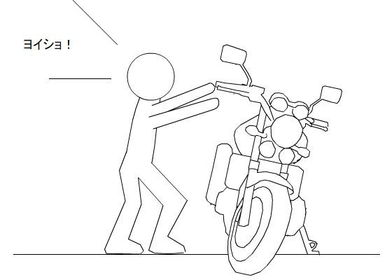 車体起こし
